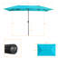 Grand parasol rectangulaire rectangulaire à double face pour marché-1158760785-1158760799