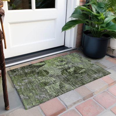 Tapis intérieur / extérieur Fowey avec envers antidérapant