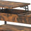Lift Top Coffee Table with Storage and LED Lighting