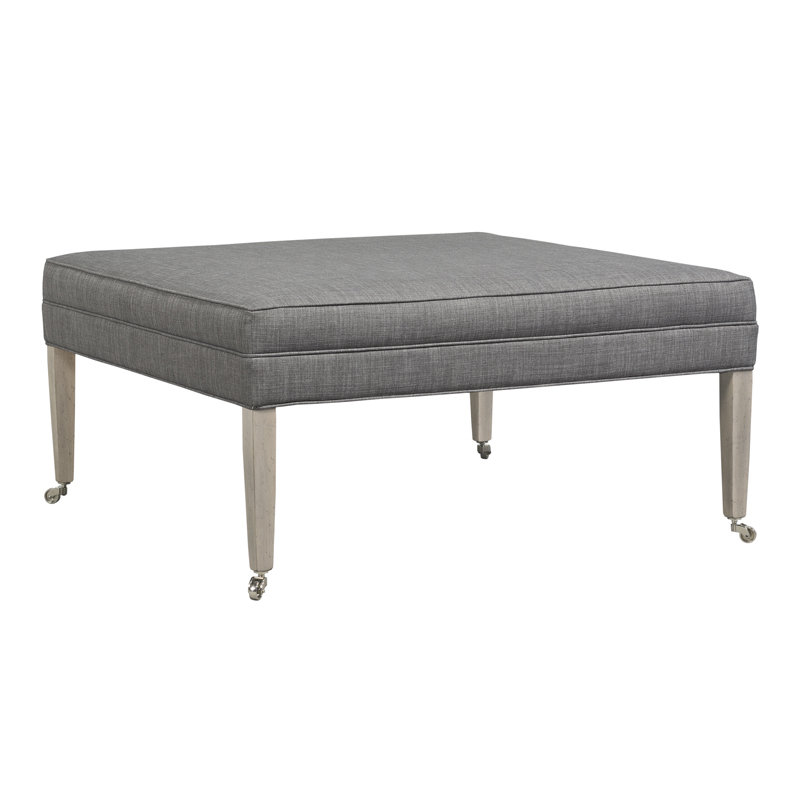 Celeste Upholstered Ottoman, Gray
