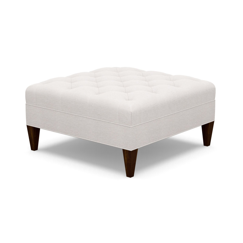 Square Ottoman, 9637-51, Walnut