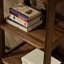 Bibliothèque simple en bois massif de style américain