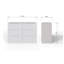 110cm W 6 - Drawer Chest of Drawers
