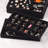 8 Pack Stackable Jewellery Organizer Stackable Trays For Drawers,Jewellery Drawer Inserts Container Display Case Storage With Removable Dividers-Black