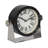 Modern Metal and Glass Clock with Resin and Steel Frame - Sleek Decorative Plastic Accent Timepiece-89124663