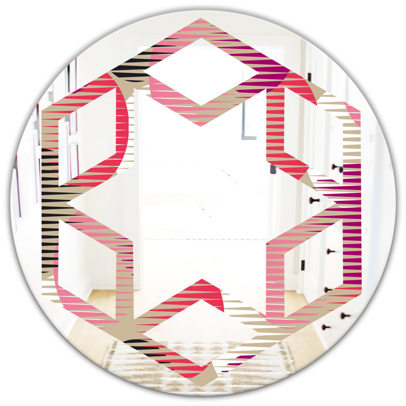 Miroir mural Hexagon Star, H 31,5 po x l po