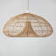Luminaire suspendu en rotin Abyssal - Grand globe brun naturel 1 lumière poli tissé à la main à intensité variable pour îlot de cuisine, cuisine, salle à manger, salon, chambre à coucher ou couloir de style moderne, campagnard et bohème