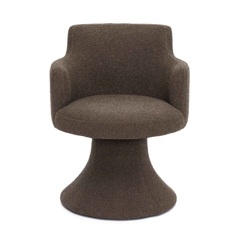 Chaise pivotante chocolat, Chocolat / Brun