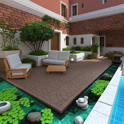 Carrelage de sol à bricolage