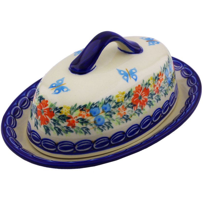 August Grove® Lernig Butter Dish