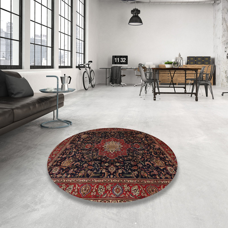 Ryann Oriental Indoor Rug, Round 6'