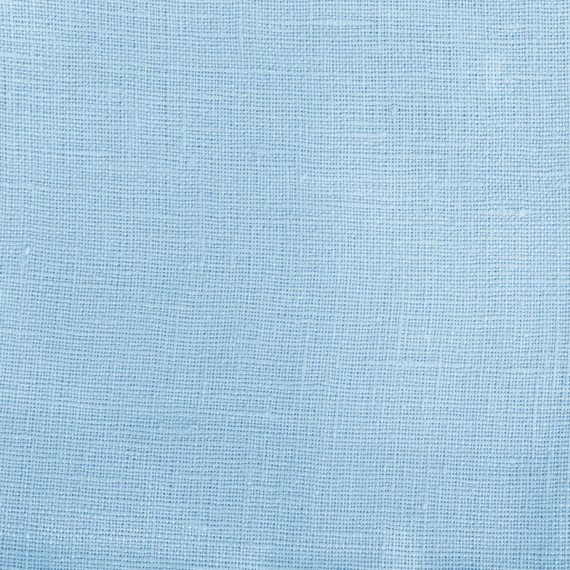 100% Linen Solid Ruffled Placemat, Blue