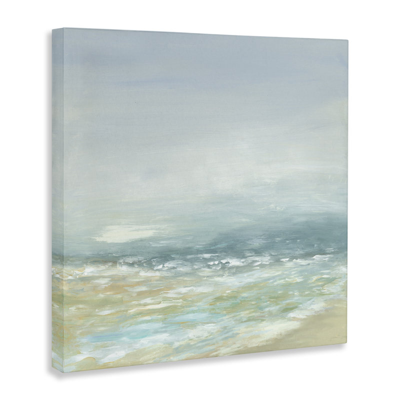 «Energetic Beach Expression» par Jacob Q, H 36 po x l 36 po