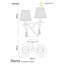 Yuri 2-Light Dimmable Wallchiere-33702086-33702087