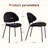 Set Of 4 Mid-Century Modern Dining Chairs-114222570