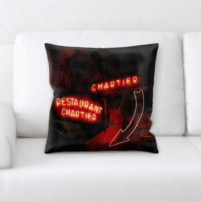 Microsuede Reversible Throw Pillow
