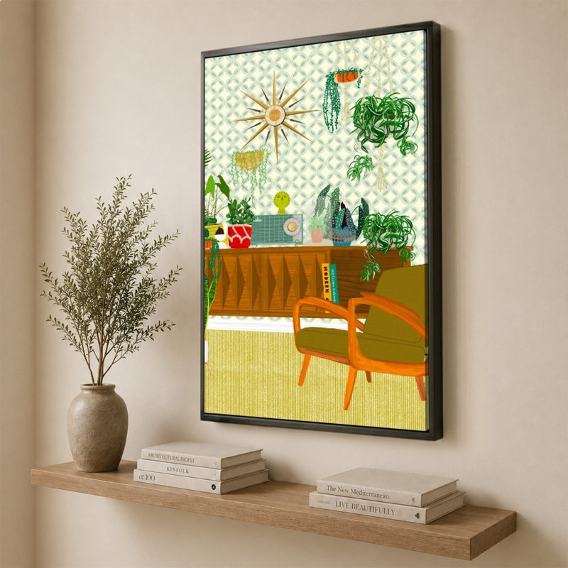 «Plant Living Room» par Jen Bucheli - Impression sur toile