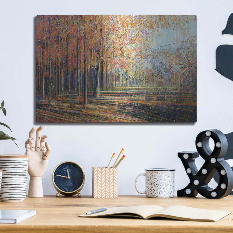 «Forest In Autumn» par Marc Todd, H 12 po x l 16 po