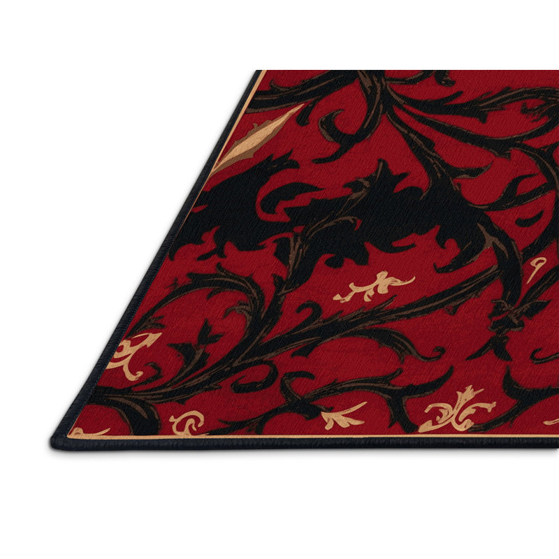 Baroque Halo Rug, Rectangle 2' x 3'