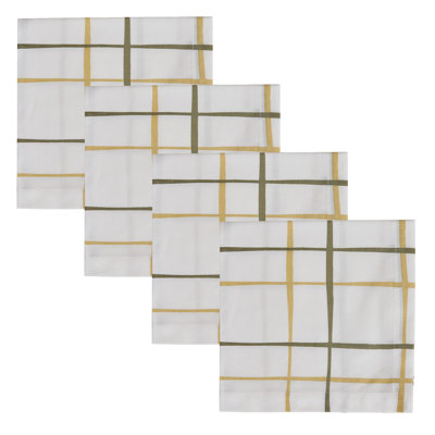Ensemble de 4 serviettes Crumpton