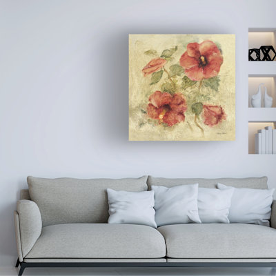 Cheri Blum Soft Hibiscus I Canvas Art