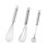 3-piece Whisk Set