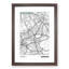 Map Edinburgh UK - Picture Frame Graphic Art-62802369-62802374