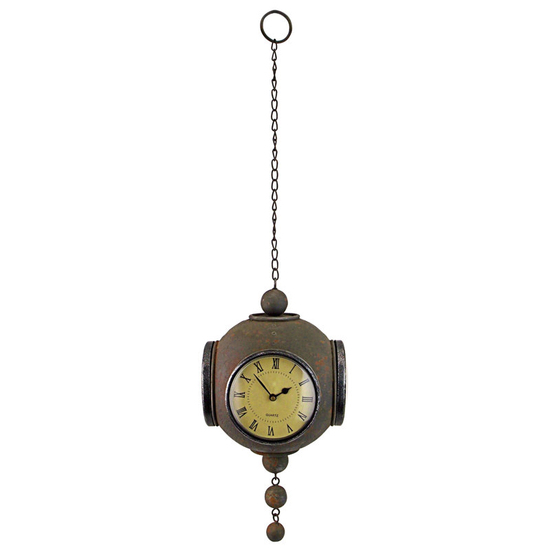Kaira Four Sided Hanging Spherical Wall Clock