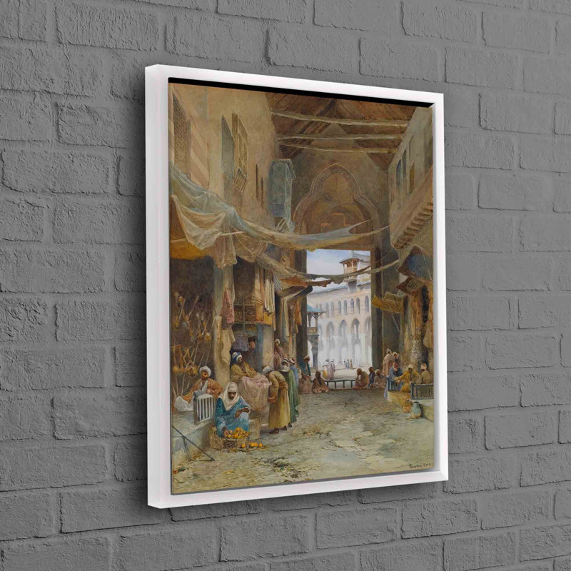 Print on Canvas, 20cm H x 30cm W, White, Framed Print without Mat