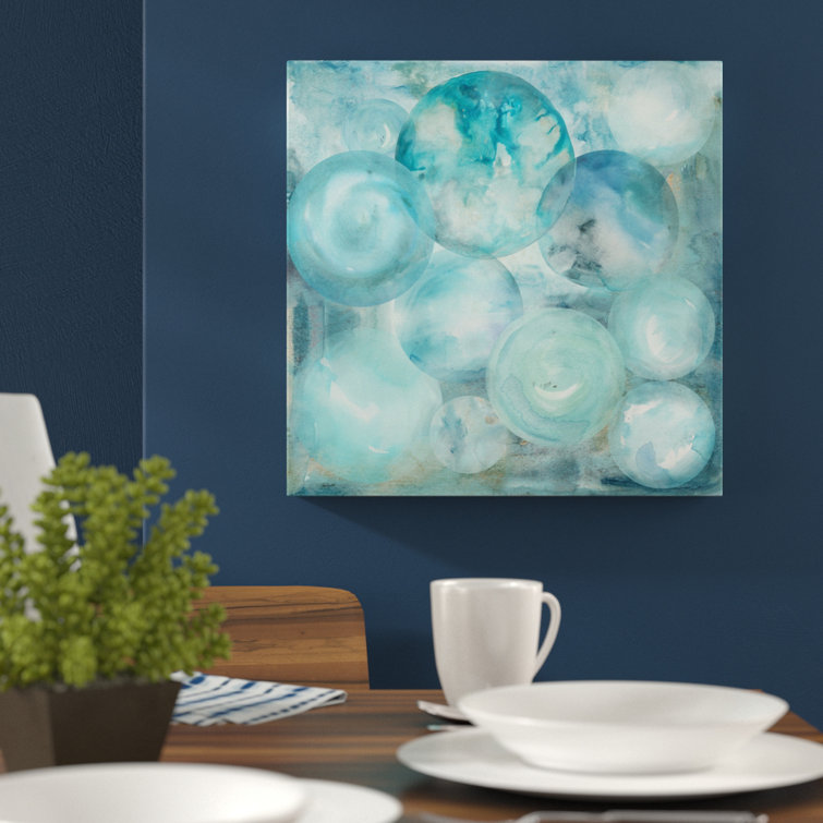'Circles II' by Tre Sorelle Studios Watercolour Painting Print on Wrapped Canvas