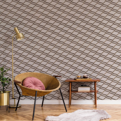 Dashaan 10.05m x 53cm Textured Matte Paste the Wall Wallpaper Roll
