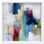 Reef of Color II Blue Gold Art Shadowbox par Art Remedy