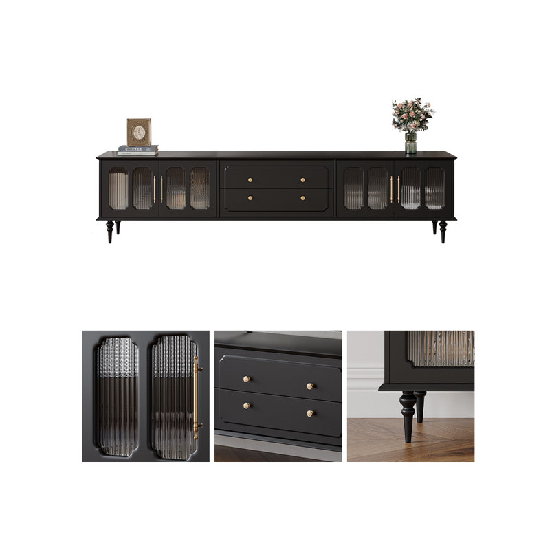 American modern medieval style TV stand