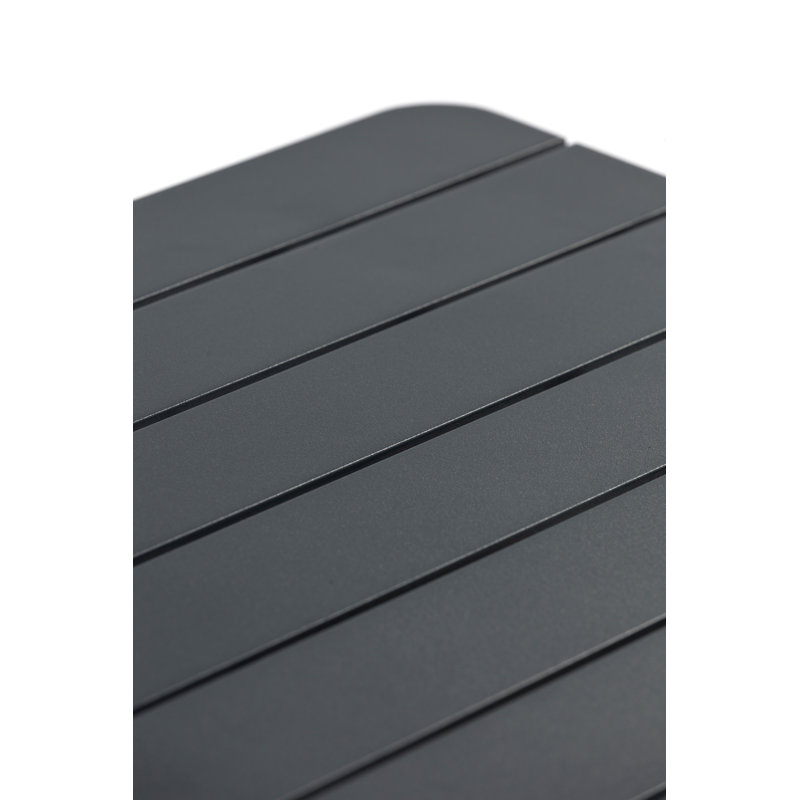 Reiban Square Metal Folding Outdoor Bar Table , 67cm cm W 67cm cm D, anthracite
