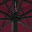 Garden Parasol with LED Strip Lights Polyester and Steel Sun Shade-1163912437
