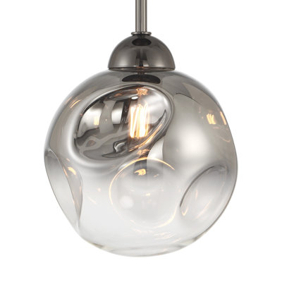 Minka Metropolitan Neveh - 1 Light Semi Flush in Polished Gun Metal