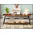 70.9 Inch Extra Long Industrial Console Table, Rustic Brown Sofa Table for Narrow Entryway or Hallway, Tall Accent Furniture for Living Room-1994018904