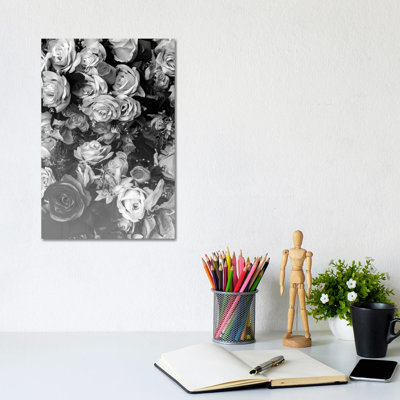 Florals At Midnight by Honeymoon Hotel - Wrapped Canvas Print