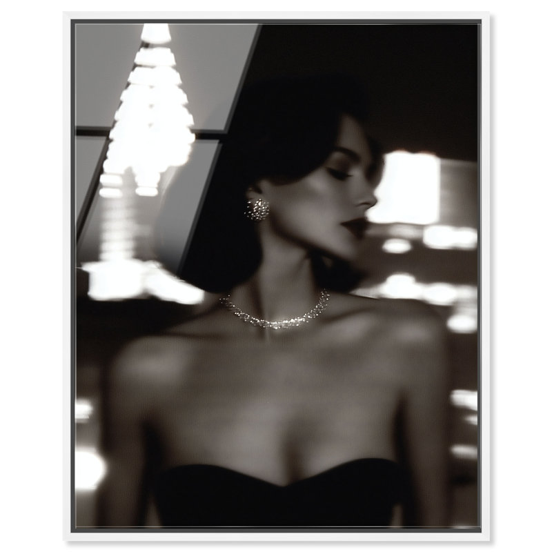 Shadow Queen III High-Gloss Frameless Acrylic Glass Wall Art Architecture Print by Oliver Gal, Ready to Hang, 16 x 20
