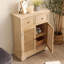Aagot Fully Assembled Solid Wood 2 Door Cabinet