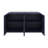 4-Door Curved Corner Modern Storage Cabinet With Wavy Wave-Textured Panels, Adjustable Shelves-1304916010