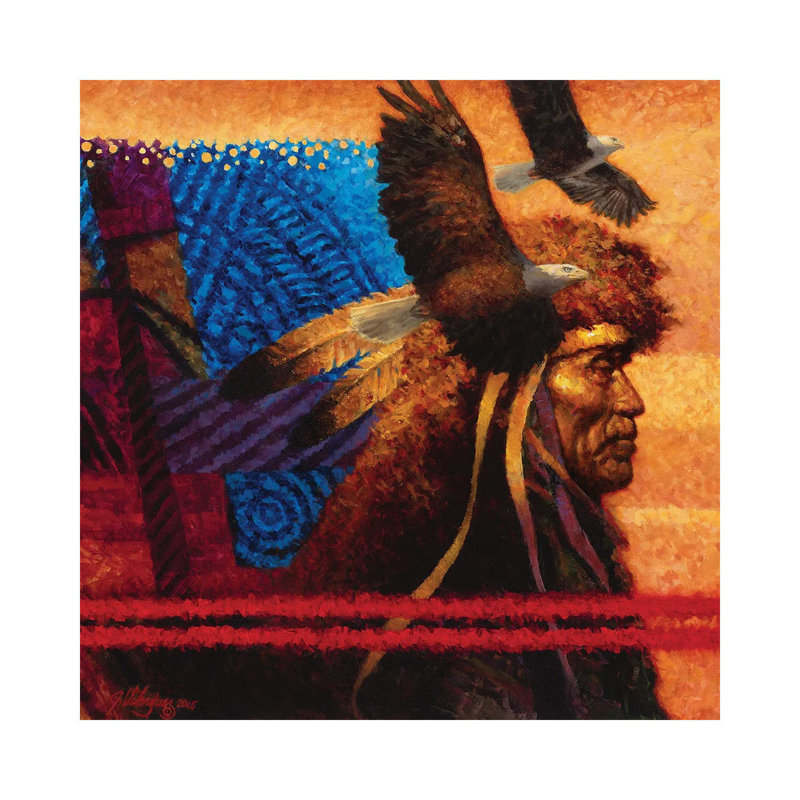 Tapestry 1 Piece Wrapped Canvas Wall Art, 30.48 cm H x 30.48 cm W
