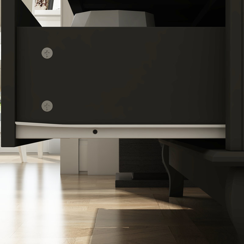 9-Drawer Dresser With Elegent Style, Black