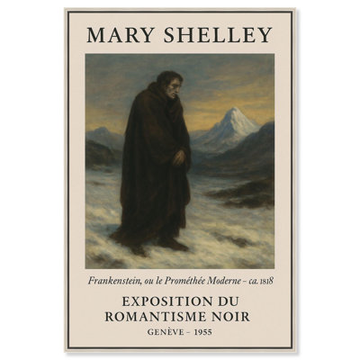 «Mary Shelley», toile «Men» par Art Remedy