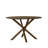 Roundhill Furniture Rosalina Round Dining Table, Walnut Finish