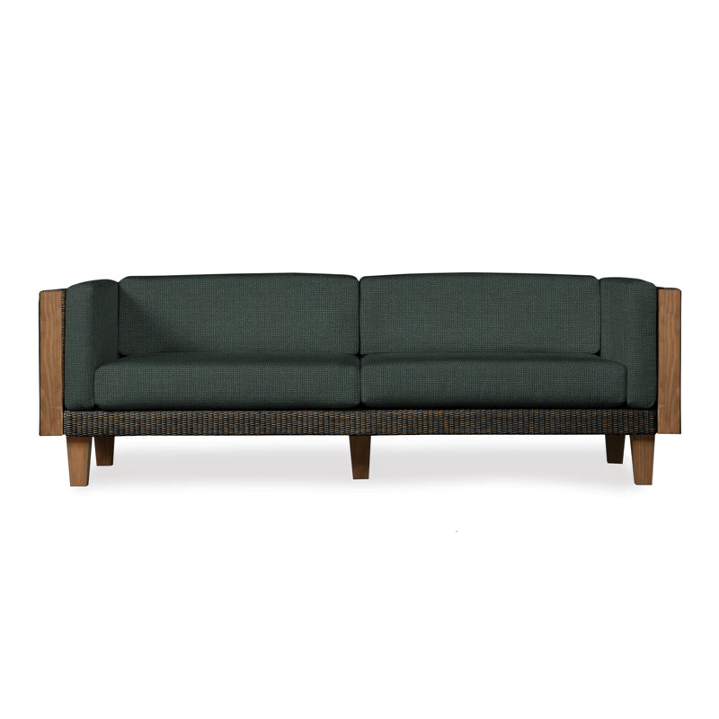 Catalina Outdoor 3 - Seat Patio Sofa, Mink, Loveboat Mint