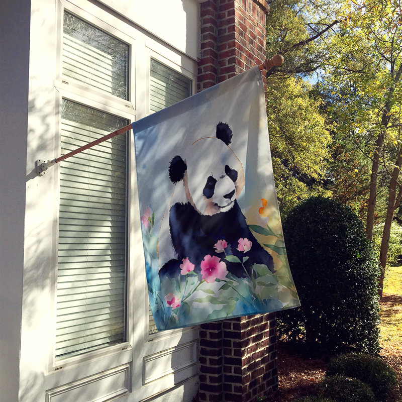 Drapeau de maison de panda
