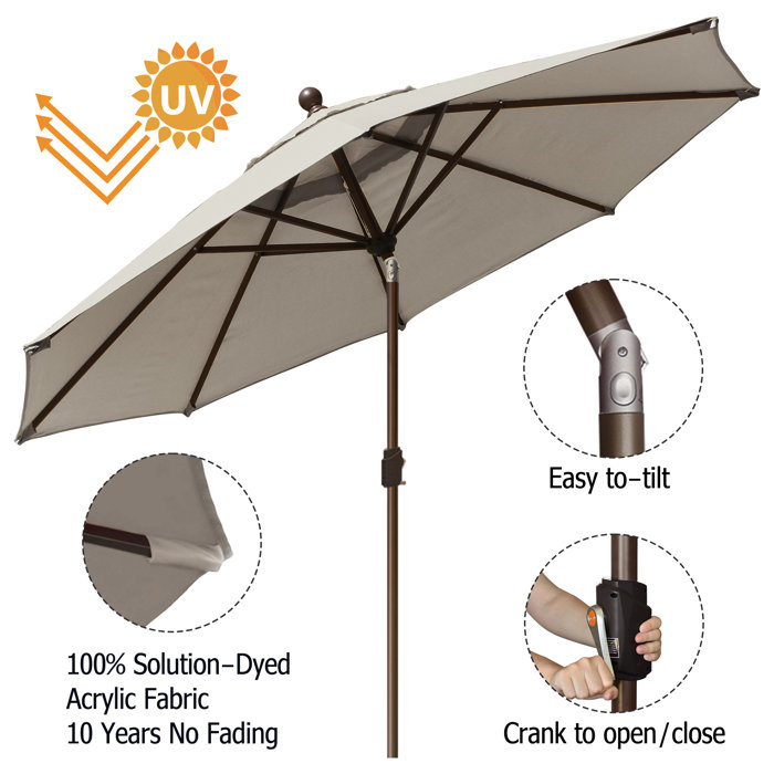 Arlmont & Co. Kaibab 9' Market Umbrella & Reviews | Wayfair