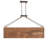 Jameil 8 - Light Oil Rubbed Bronze Square/Rectangle Pendant