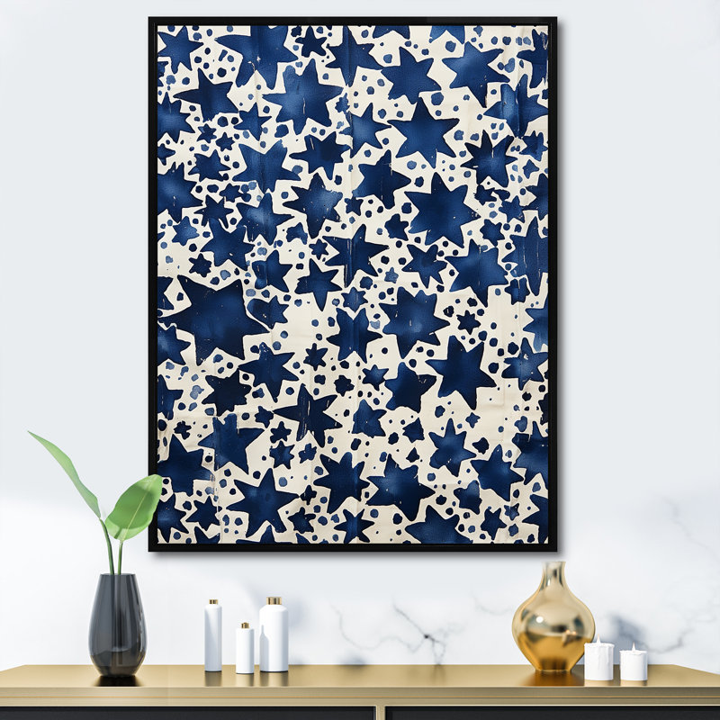 Ciel étoilé, Cadre flottant noir, 32" H x 24" W